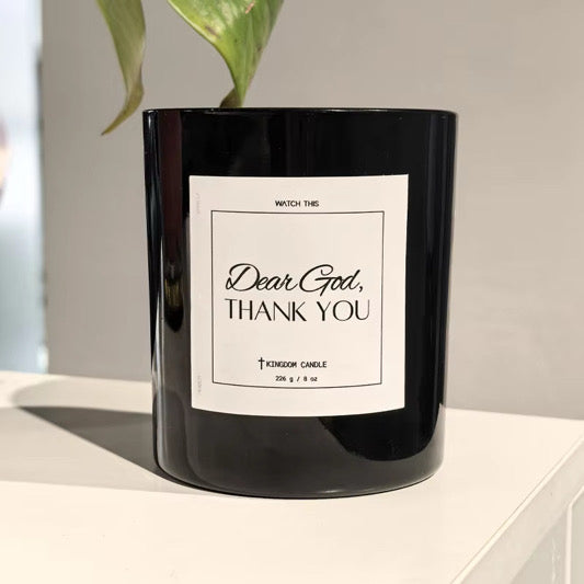 Dear God- Gratitude Candle